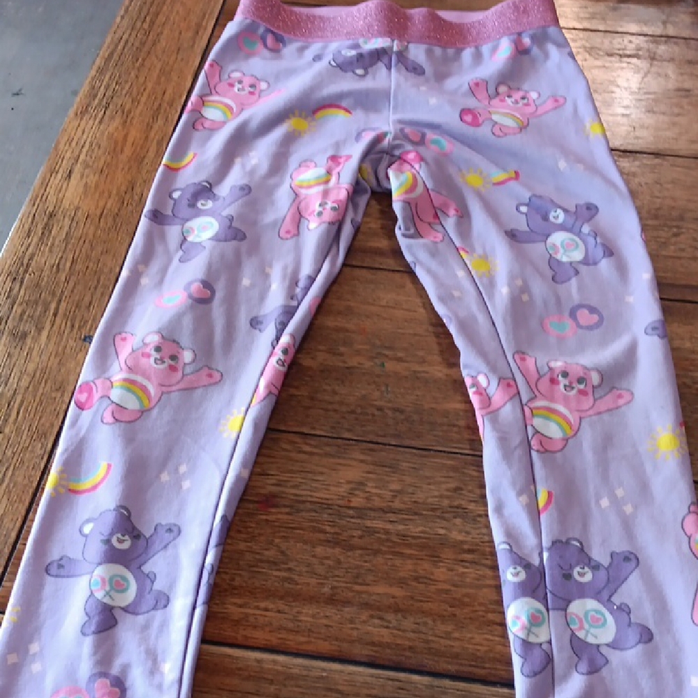 Care Bears Purple and Pink Bottoms with Playful Print